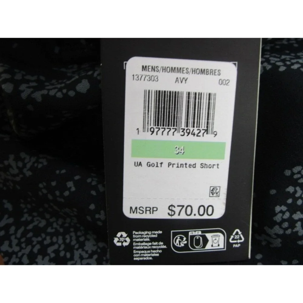 Under Armour Golf Printed Shorts 10
